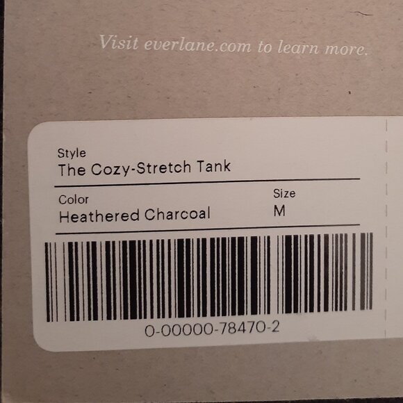 Everlane Knit Cozy Stretch Tank NWT - Picture 8 of 16